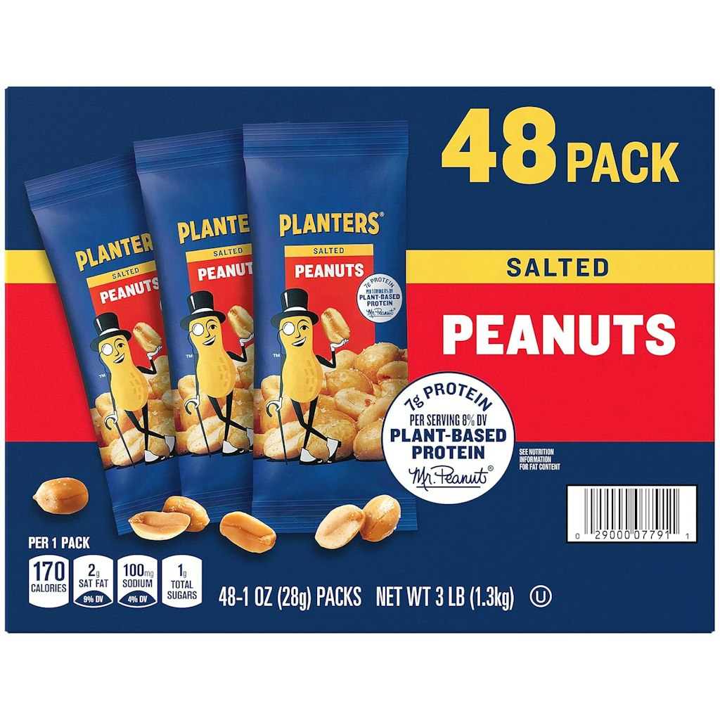 Planters Salted Peanuts 1-oz. 48-Pack: $7.18 via Sub & Save Planters Salted Peanuts 1-oz. 48-Pack: $7.18 via Sub & Save