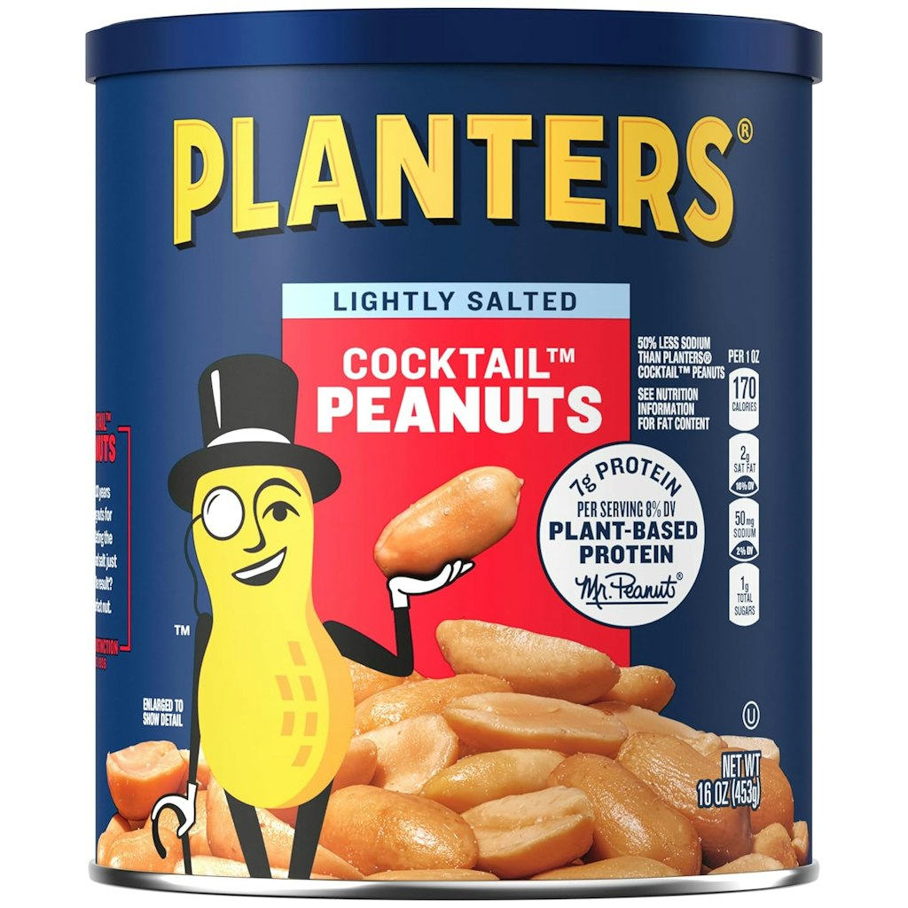 Planters Lightly Salted Cocktail Peanuts 16-oz. Jar: $2.38 via Sub & Save Planters Lightly Salted Cocktail Peanuts 16-oz. Jar: $2.38 via Sub & Save