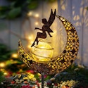 Suncket Solar Fairy Moon Garden Light for $12 + free shipping w/ Prime