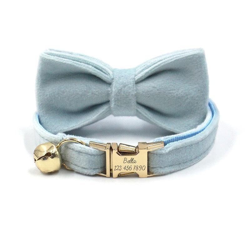 Personalized Velvet Cat Collar: $7.98
