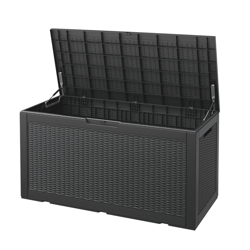 Bifanuo 100-Gallon Locking Deck Box: $49.99 Bifanuo 100-Gallon Locking Deck Box: $49.99