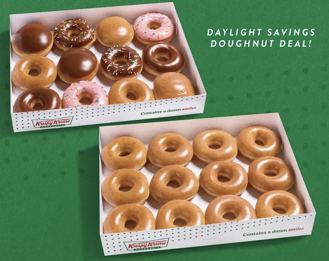 Krispy Kreme Original Glazed Dozen: Free w/ purchase of another dozen