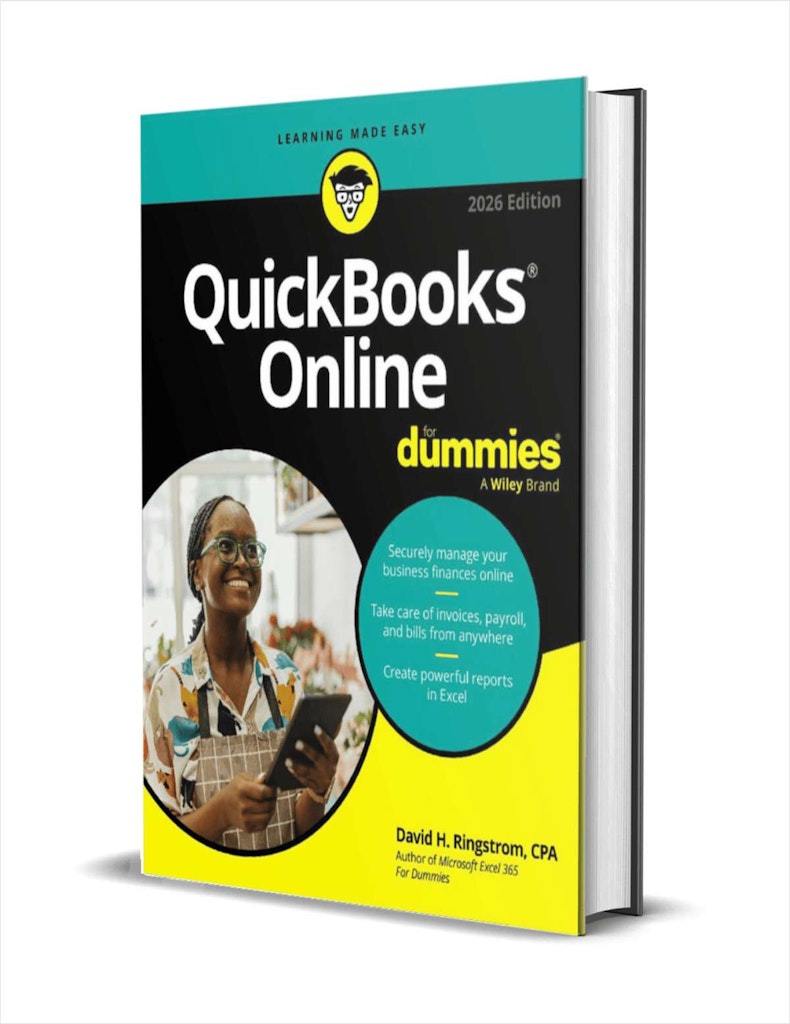 "QuickBooks Online For Dummies: 2026 Edition" eBook: Free