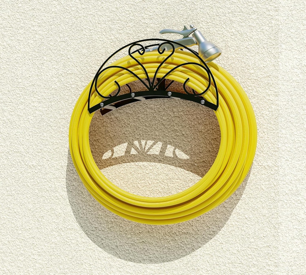 Heavy-Duty Metal Hose Holder: $9.99