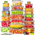 Kemethy 50-Piece Airtight Food Storage Container Set for $27 + free shipping