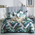 Amwan 3-Piece Tropical Queen Duvet Cover Set for $15 + free shipping
