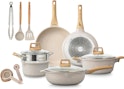 Bakken-Swiss 14-Piece Granite Non-Stick Cookware Set for $37.20 + free shipping w/ Prime