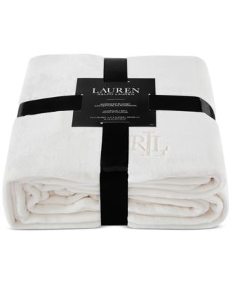 Lauren Ralph Lauren Micromink Plush Blanket: $29.99
