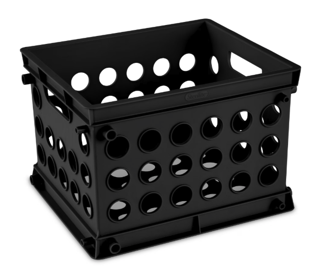 Sterilite Mini Crate Multi-Purpose Storage Bin: $1.64