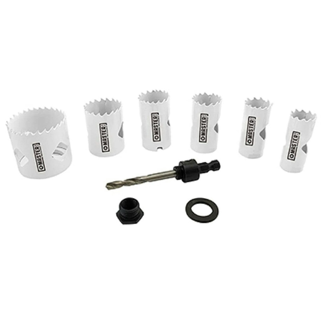 Master Mechanic 7-Piece Bi-Metal Hole Saw Kit: $10.99