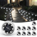 Solpex Mini Solar Ground Lights 10-Pack for $9 + free shipping w/ Prime