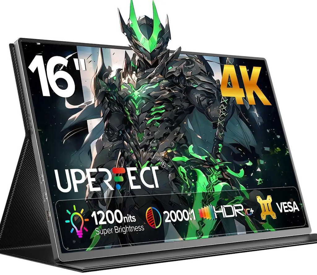 UPerfect 16" 4K Portable Monitor: $180