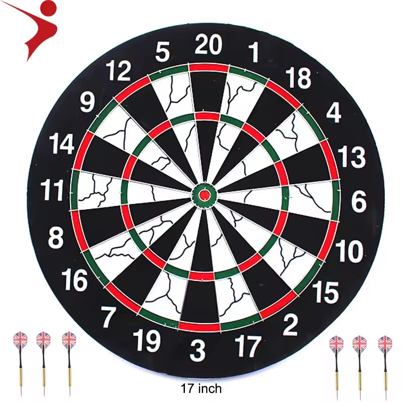 17" Dartboard with 6 Darts: 2 for $6.30