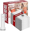 Vacuum Storage Bags with Portable Electric Pump 9-Pack for $24 + free shipping w/ Prime