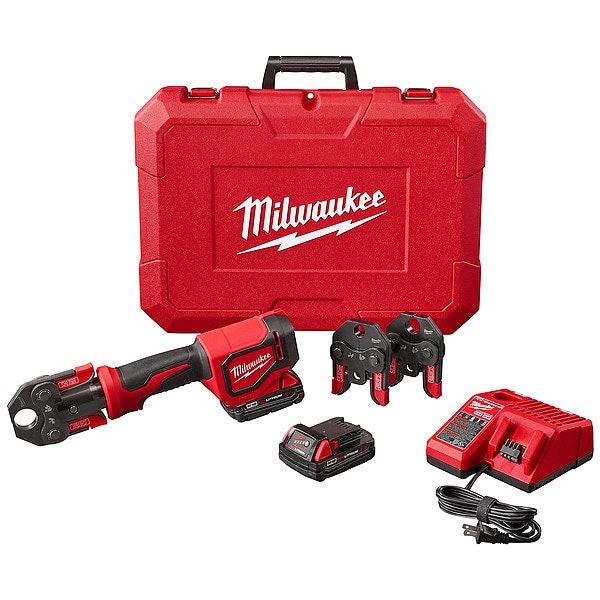 Milwaukee M18 Force Logic 1" PEX Press Tool Kit w/ Milwaukee Tire Inflator: $799