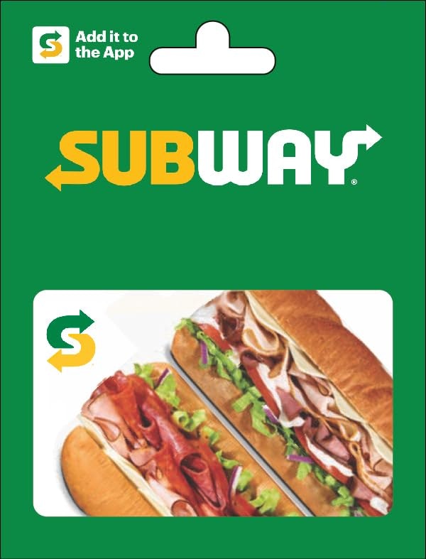 $50 Subway Gift Card: $42.5