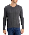 Club Room Men's Drop-Needle 100% Cotton Sweater for $10 + free shipping w/ $39