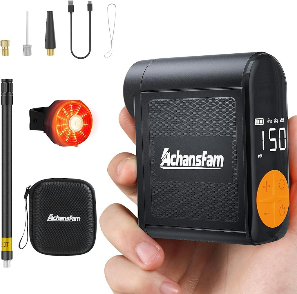 Mini Bicycle 150 PSI Dual Valve Tire Pump: $27.99