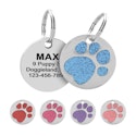 Glitter Paw Custom Pet ID Tag for $5 + $4 shipping