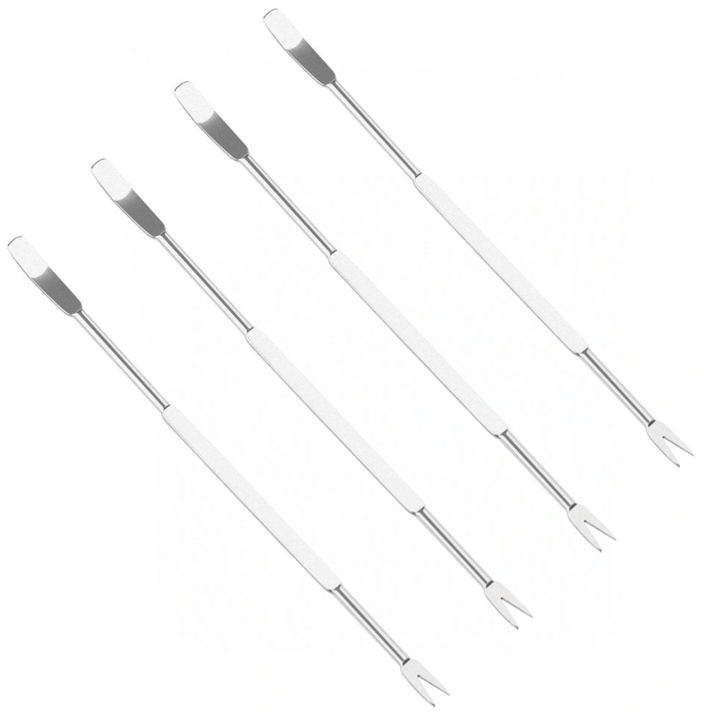 Creole Feast Double-Ended Seafood Forks 4-Piece: $3