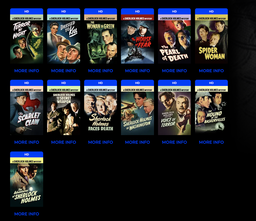 Sherlock Holmes 13-Movie Collection in HD: $13