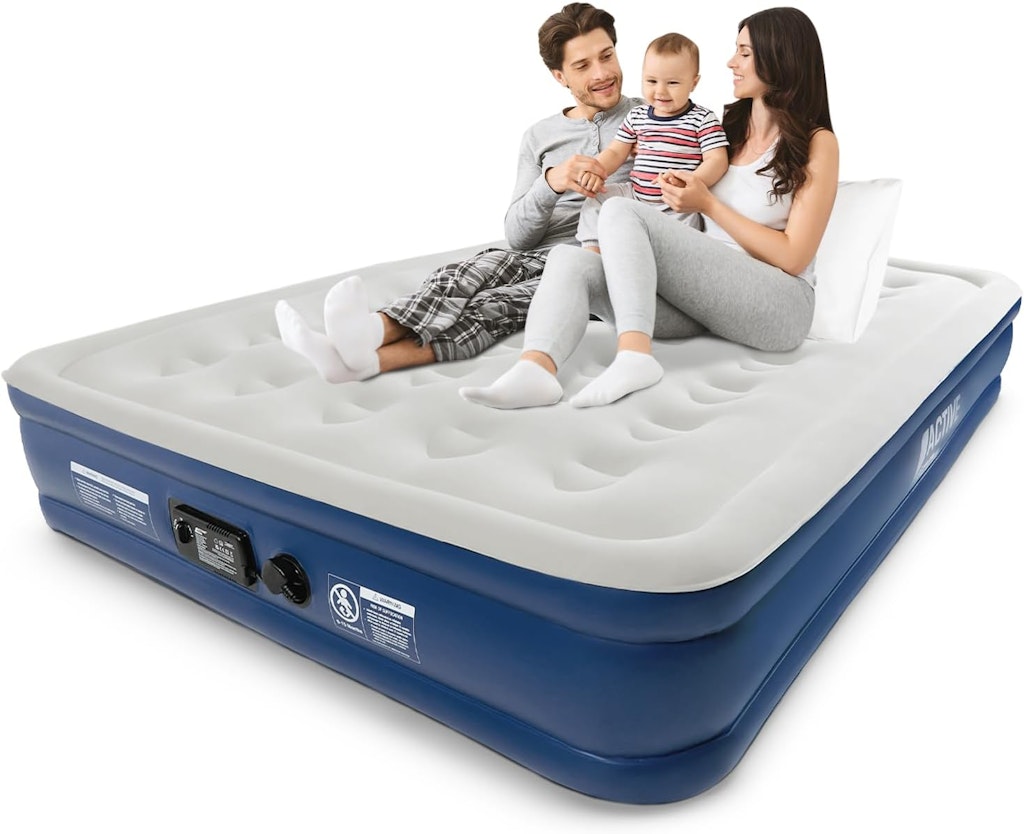 Active Era 13" Queen Air Mattress with Built-in Pump: $50