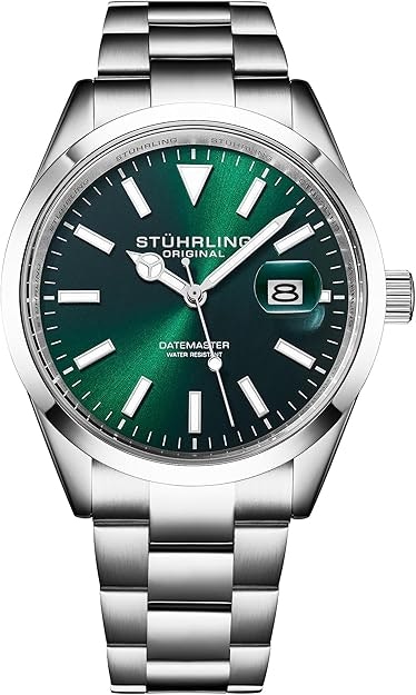 Stuhrling Men's Original Datemaster Quartz Watch: $90