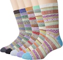 Men's Wool Socks 5-Pack for $7 + free shipping w/ Prime