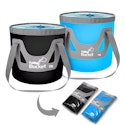 12L PVC Tarpaulin Waterproof Folding Bucket for 2 for $4.32 + free shipping w/ first order