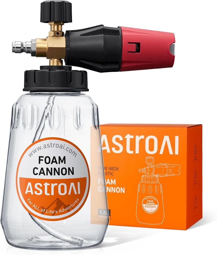 AstroAI Foam Cannon 1L Bottle with Quick Connector: $18.19