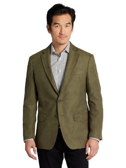 Wilke-Rodriguez Men's Modern Fit Faux Suede Sport Coat: $29.99