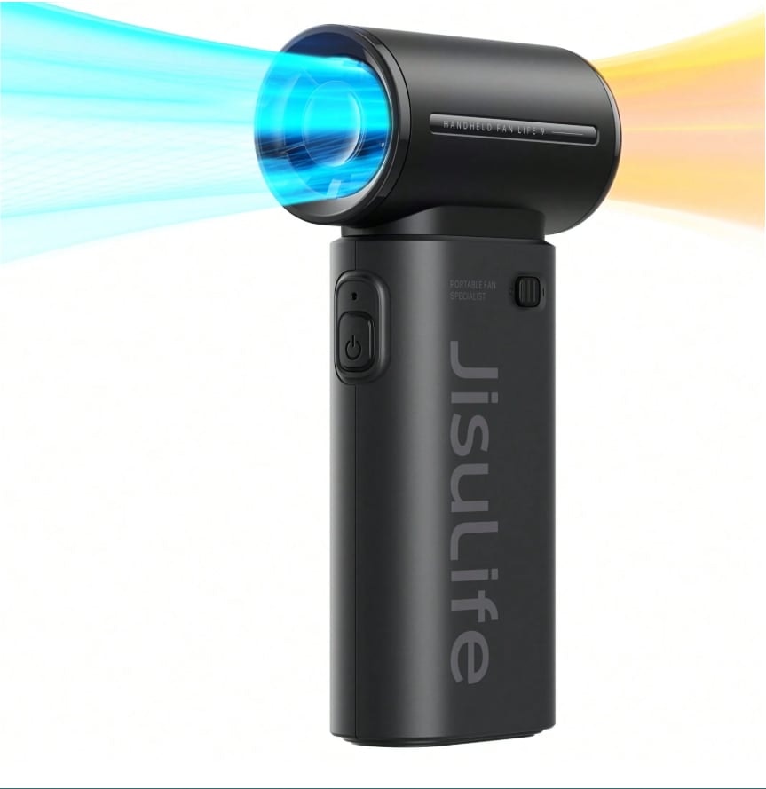 Jisulife Life9 Rechargeable Handheld Turbo Fan: $23.93