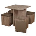 Mainstays Dexter 5-Piece Dining Room/Kitchen Set with Storage Ottoman for $72 + free shipping