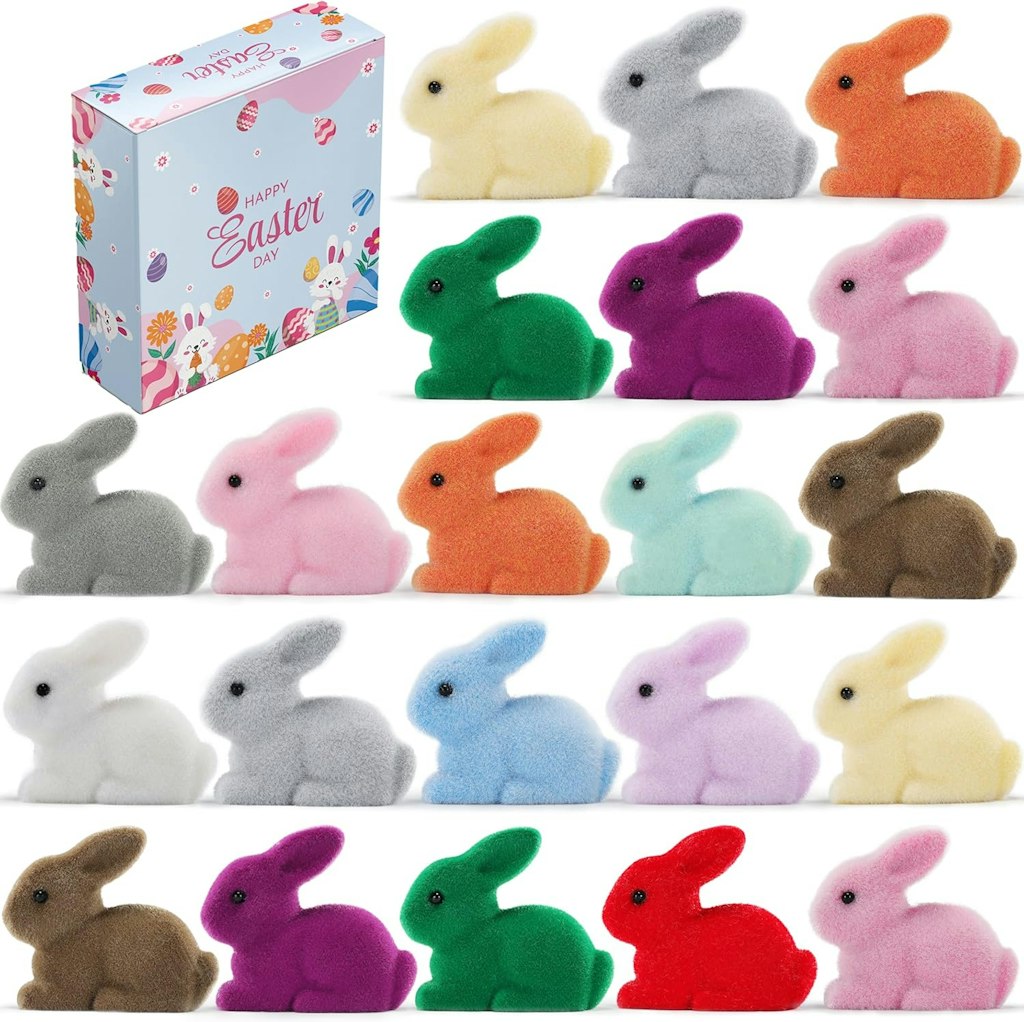 Trivolusia 28-Piece Easter Bunny Figurine Set: From $4.99
