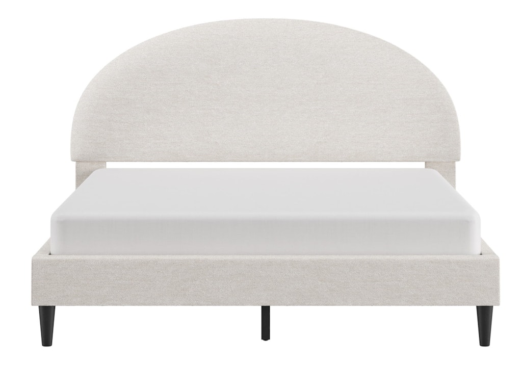 HH2Home Hycliff Half Moon Upholstered Queen Platform Bed: $108