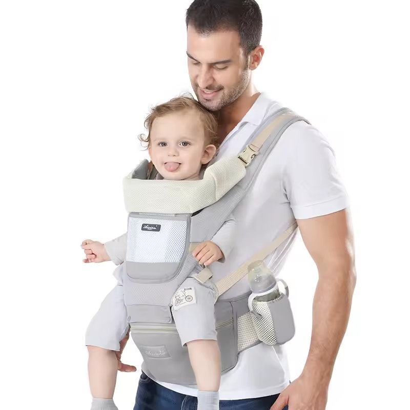 6-in-1 Baby Carrier with Hip Seat: $10.35