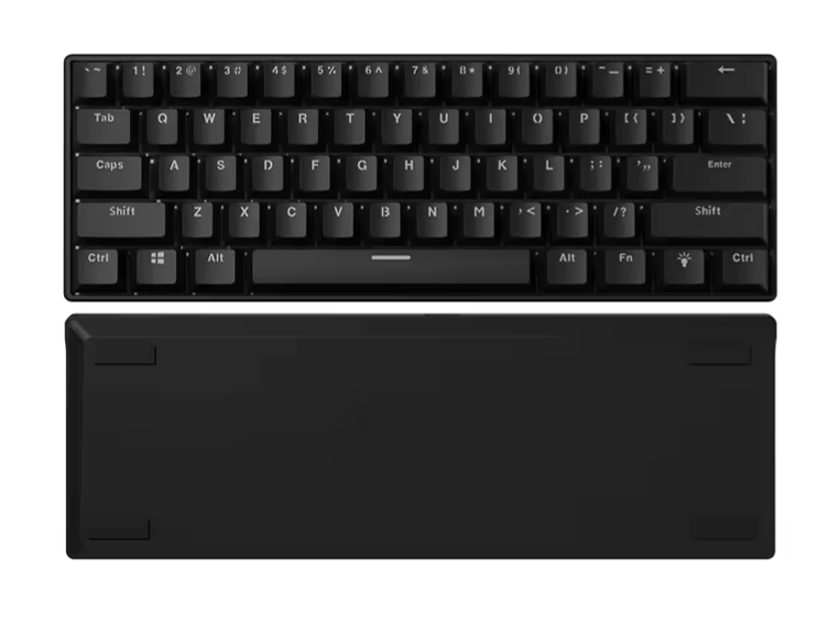 61-Key Backlit Wired Mechanical Keyboard: $5.30