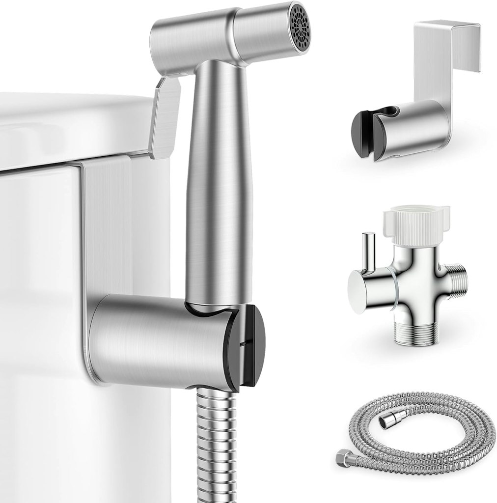 Dearocean Stainless Steel Handheld Bidet Sprayer Kit: $14 w/ Prime