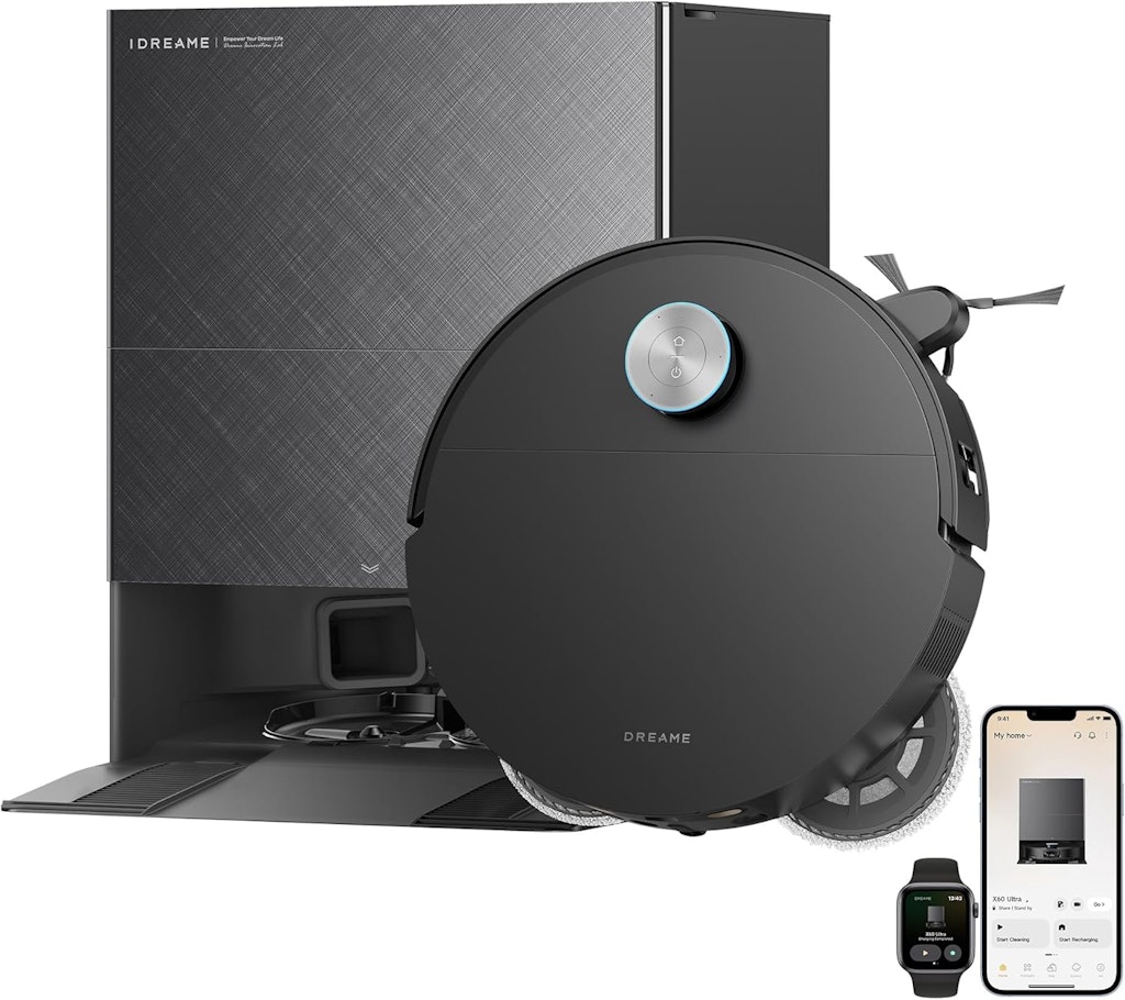 Dreame X60 35,000Pa Ultra Thin Robot Vacuum: $1,353.74