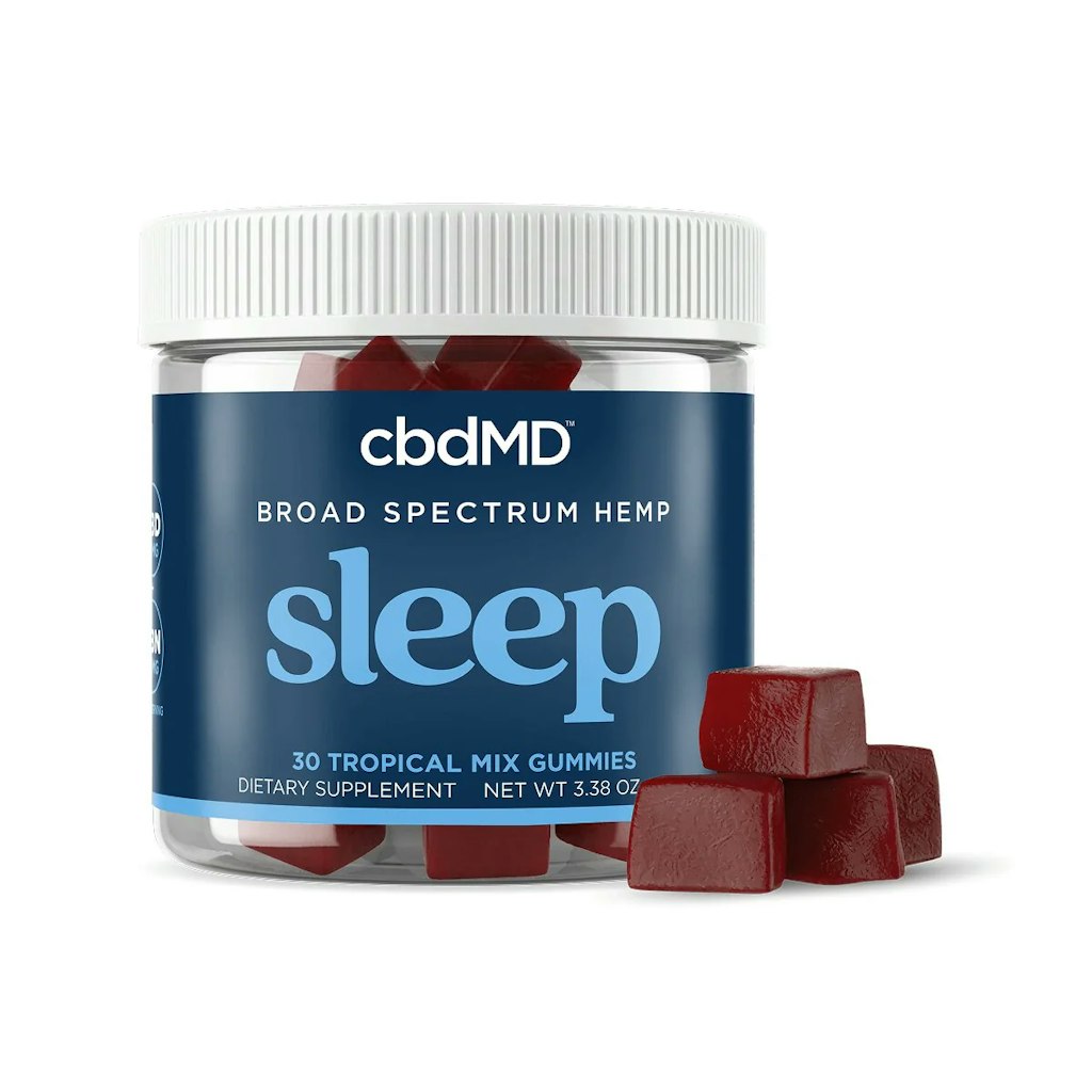 cbdMD Broad Spectrum 750mg CBD Sleep Gummies 30-Count: $29.99 w/ Subscribe & Save