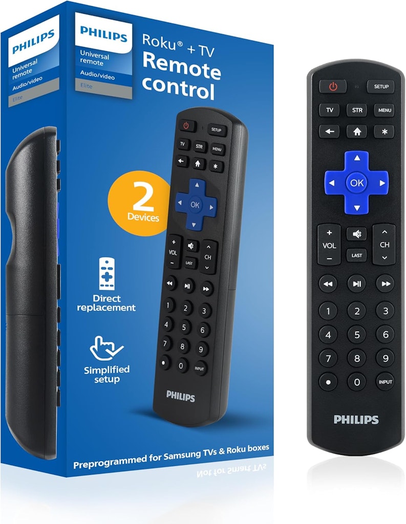 Philips Roku TV Remote Replacement: $11