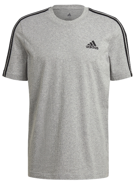 adidas Men Essentials 3-Stripes T-Shirt: $7 adidas Men Essentials 3-Stripes T-Shirt: $7