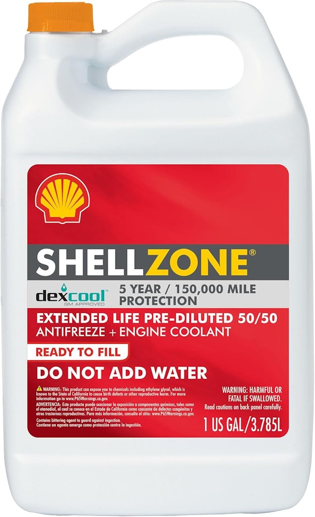 Zone Dex-Cool Pre-Diluted 1 Gallon Antifreeze + Coolant: $6.70