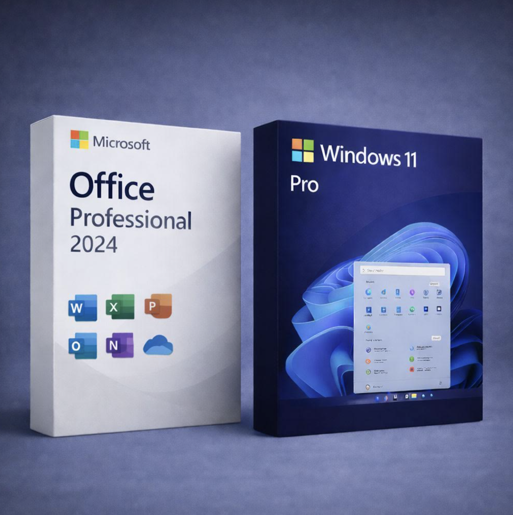 Microsoft Windows 11 Pro + Microsoft Office Professional 2024 (Lifetime Bundle): $13