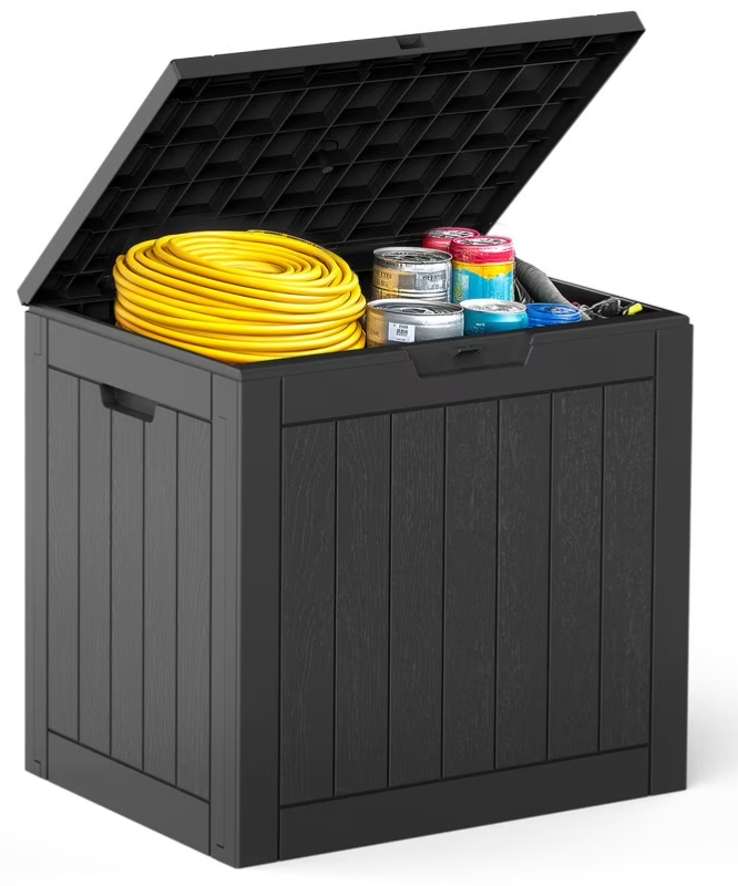 31-Gallon Resin Deck Box: $14.99