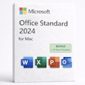 Microsoft Office Standard 2024 for Mac + 10 Excel Templates for $14 + digital download