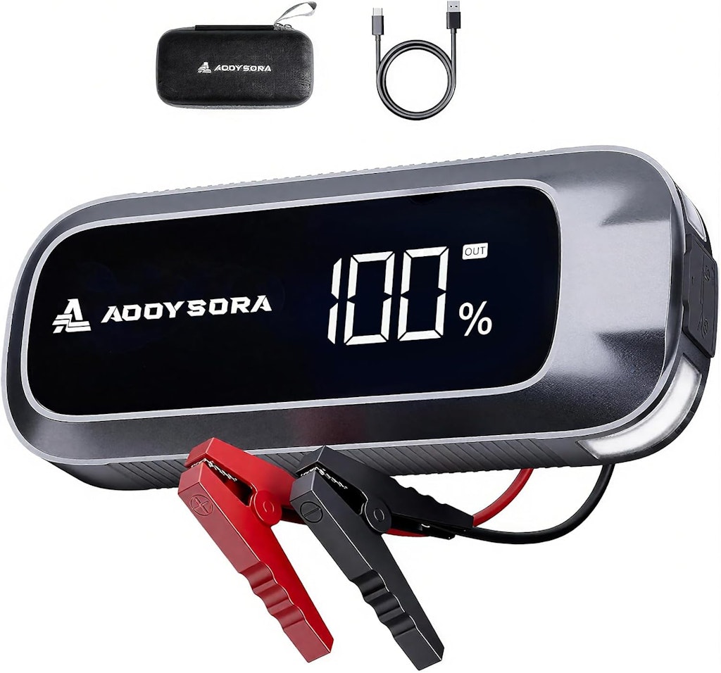 Aooysora 3000A Car Battery Jump Starter: $29.99