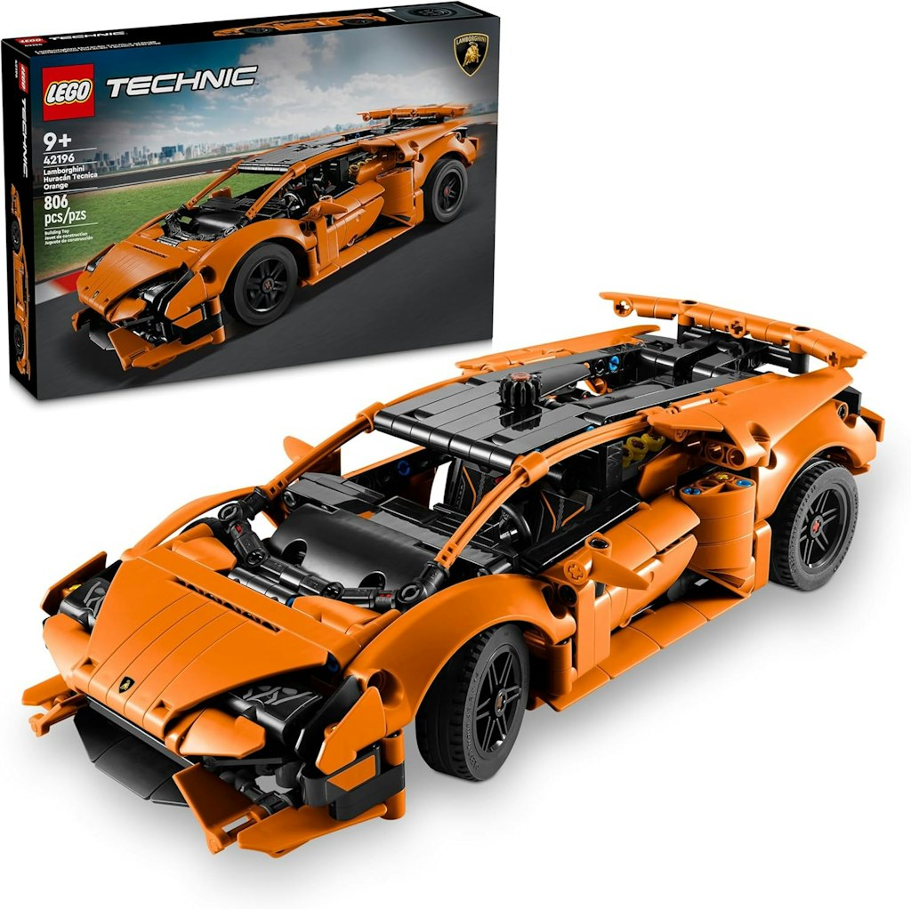 LEGO Technic Lamborghini Huracán Tecnica Orange Building Set: $34.99