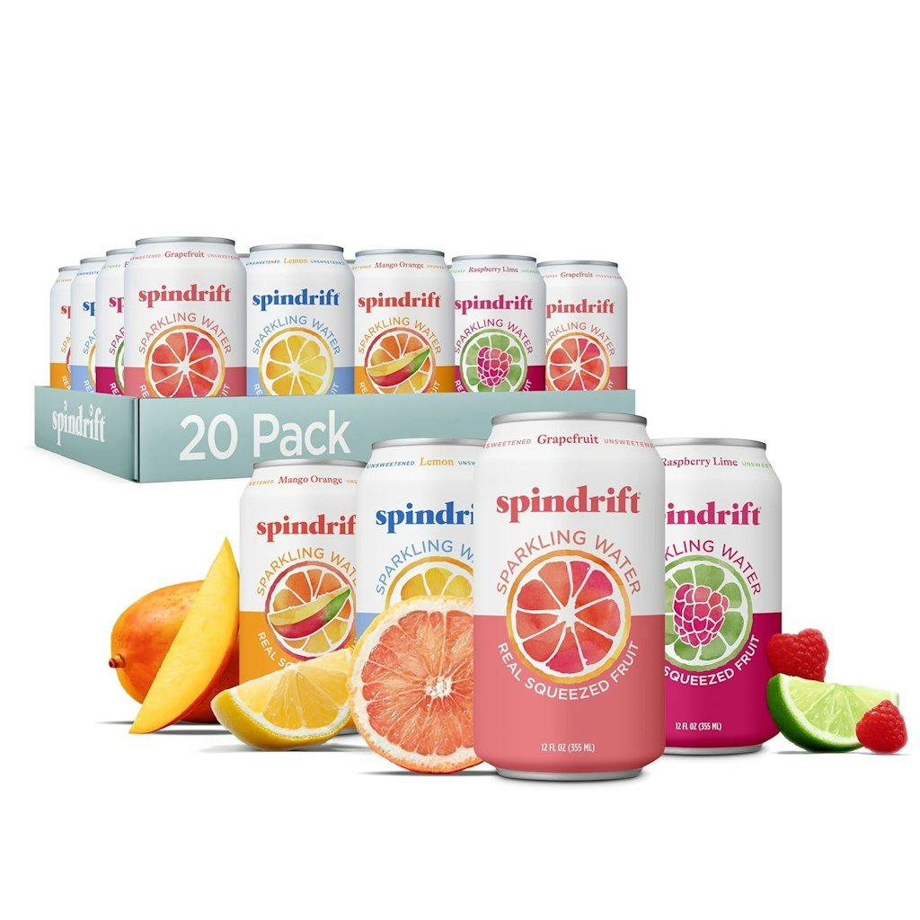 Spindrift 4-Flavor Variety Sparkling Water 20-Pack: $9.32 via Sub & Save