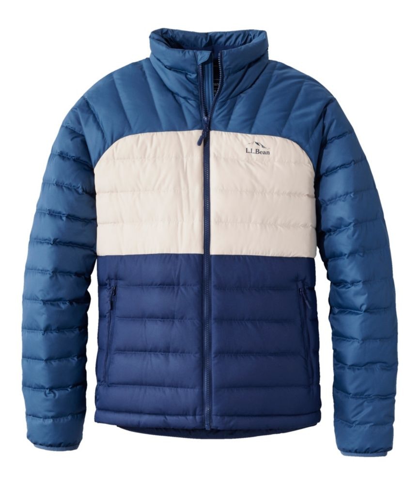 L.L.Bean Men's Bean's Colorblocked Down Jacket: $75